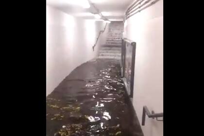 La estación Federico Lacroze, una de las más afectadas