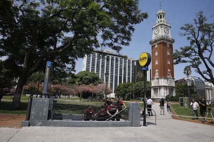 La estación Retiro, escenario del crimen