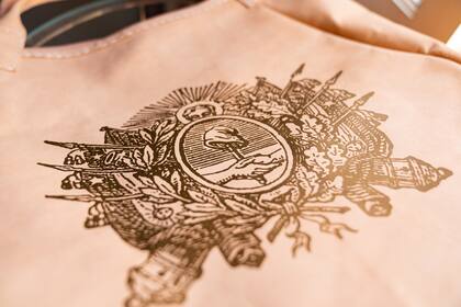 La estampa que realiza Paula Vieytes, en detalle