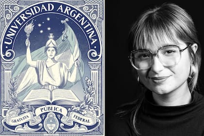 La estampilla a favor de la educación pública que se volvió viral y su autora, Pilar Veiga