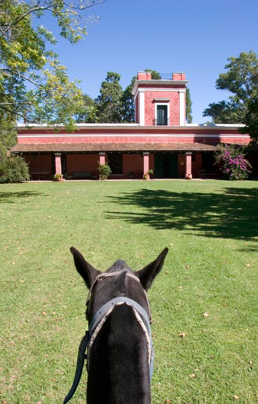 La estancia La Bamba de Areco, miembro Relais & Châteaux, es una de las opciones más lujosas para cumplir con el aislamiento en la provincia de Buenos Aires.