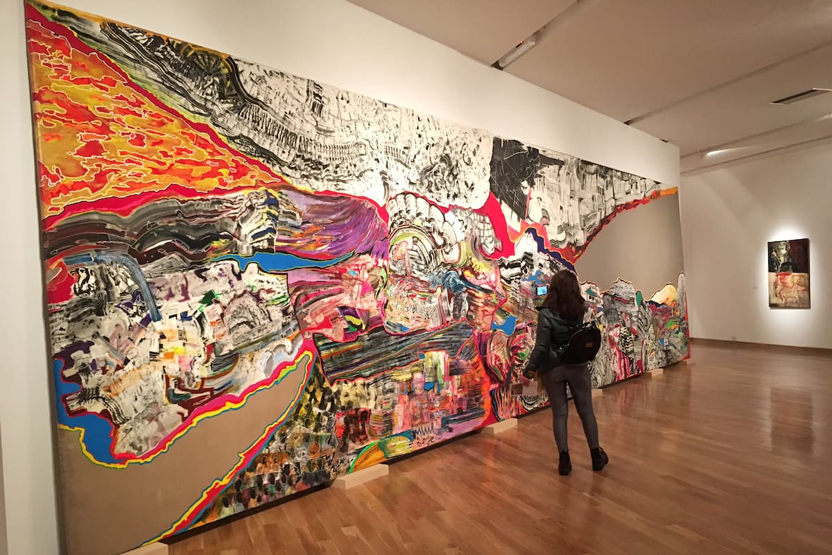 La estática velocidad, una de las obras con las que representó al país en la Bienal de Venecia de 2009