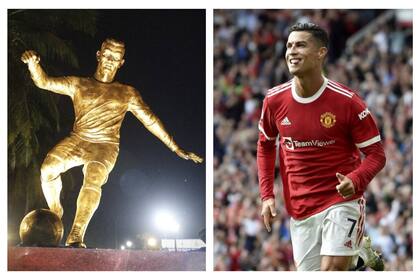 La estatua de Cristiano Ronaldo que generó polémica en la India