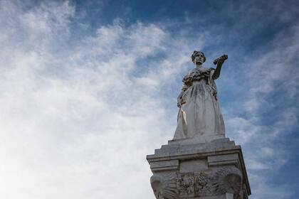 La estatua de Gregoria Pérez, en Paraná