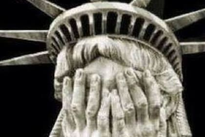La estatua de la Libertad triste, uno de los memes por la victoria de Trump