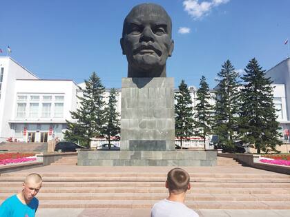 La estatua de Lenin, en Ulan-Ude, mide cuatro metros