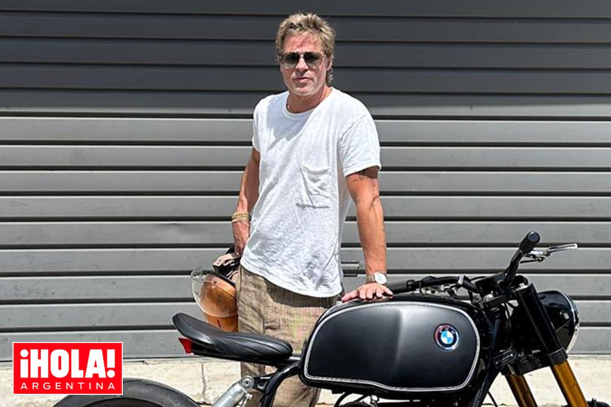 La estrella de Hollywood retiró la "joya" de una tienda de Rougchild, una empresa fabricantes de motocicletas BMW customizadas, ubicada en Pasadena, California.