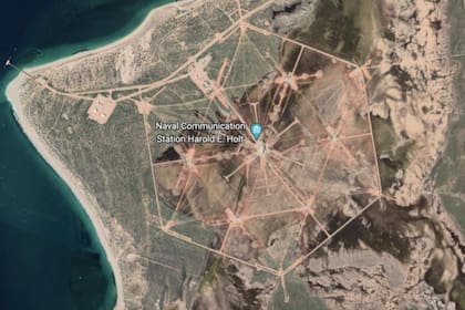 La estructura se caracteriza por su extraña forma (Foto: Google Earth)