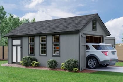 La estructura tiene el tamaño suficiente para estacionar un auto o una camioneta dentro de ella (Costco/Yardline Upton)