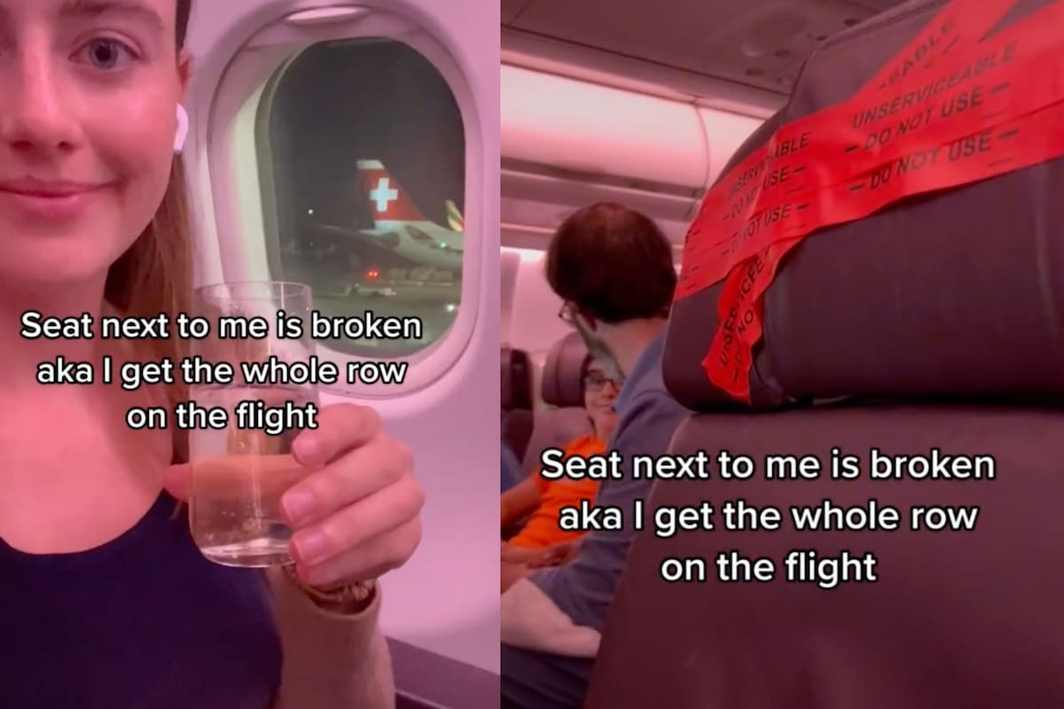 La estudiante de Derecho tuvo suerte mientras viajaba de Estados Unidos a Europa