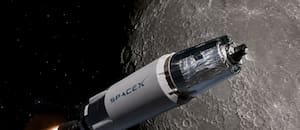 SpaceX llega a la Luna de forma inesperada: el cohete que se estrelló en la superficie del satélite