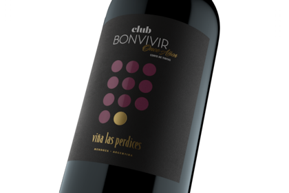 La etiqueta del nuevo vino aniversario de Club Bonvivir.