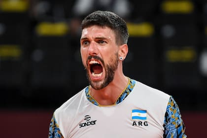 La euforia de Facundo Conte, después del histórico triunfo sobre Italia