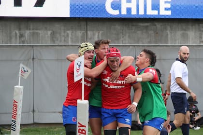 La euforia de los jugadores de Chile en el partido decisivo de la clasificación para 2023