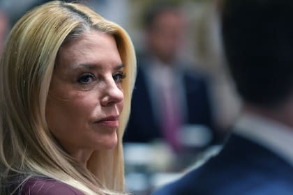 La ex secretaria de Justicia de Estados Unidos Pam Bondi, en la Casa Blanca, en Washington.