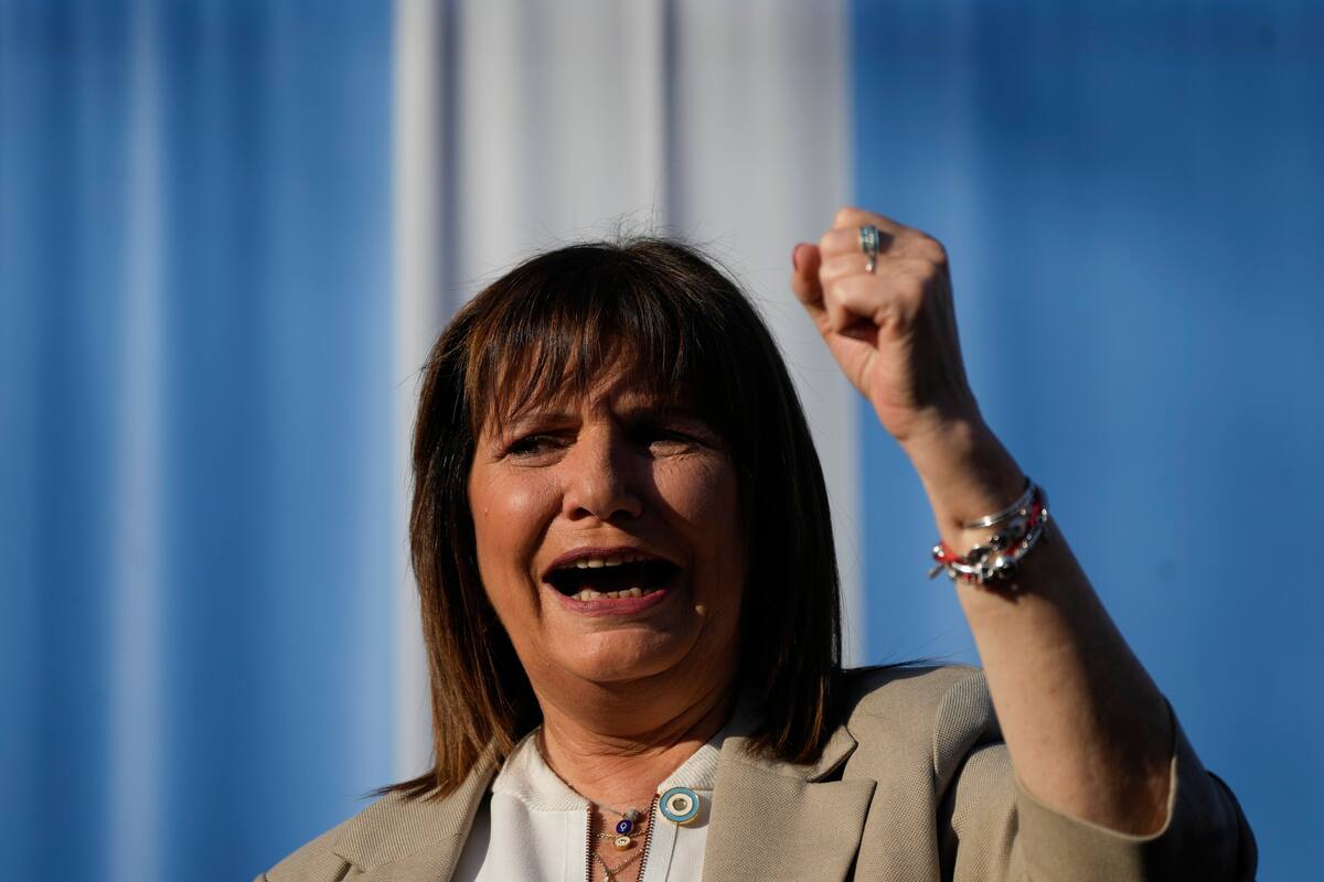 La excandidata presidencial de Juntos por el Cambio, Patricia Bullrich