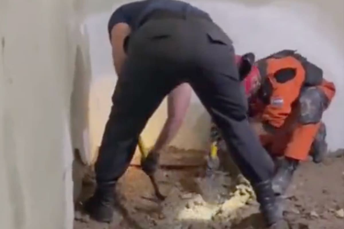 La excavación para encontrar los restos de Nancy Videla