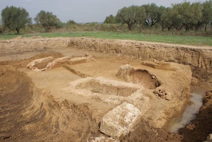 La excavación se encuentra en el municipio de Ílida, en donde se levantaba la antigua ciudad de Elis, capital de la polis homónima (Ministerio de Cultura de Grecia)