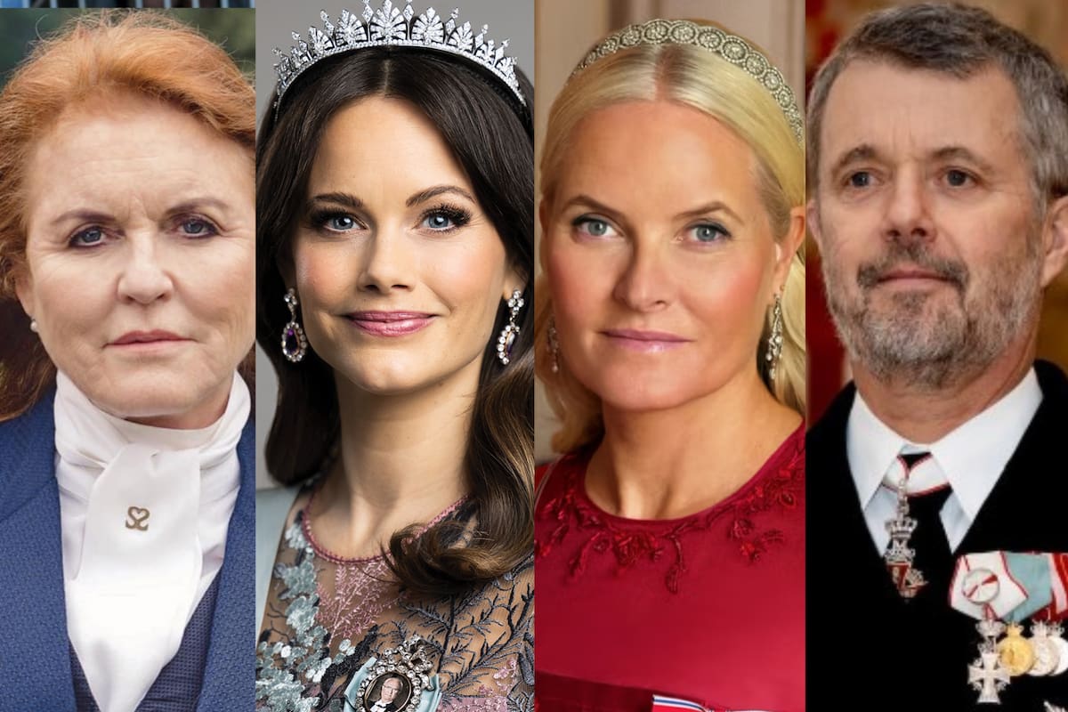 La exduquesa Sarah Ferguson, la princesa Sofía de Suecia, la princesa Mette-Marit de Noruega y el rey Federico de Dinamarca son solo algunos de los royals mencionados en los archivos del Caso Epstein