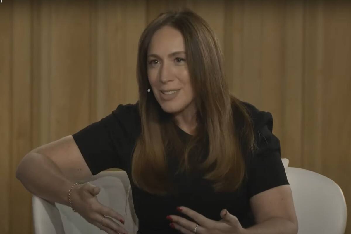 La exgobernadora de la provincia de Buenos Aires, María Eugenia Vidal, debutó como autora en abril