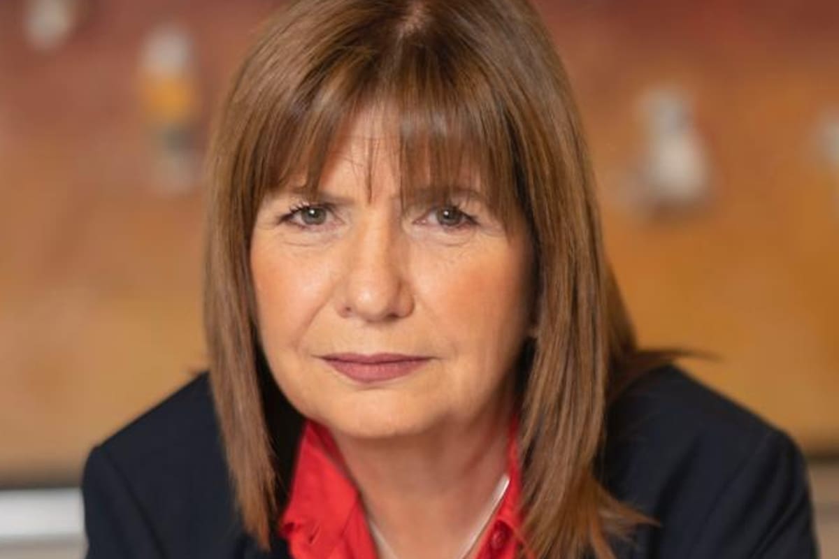 La exministra de Seguridad y precandidata a presidenta, Patricia Bullrich.