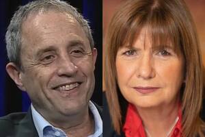 La exministra de Seguridad y precandidata a presidenta, Patricia Bullrich, fue halagada por Ernesto Tenembaum