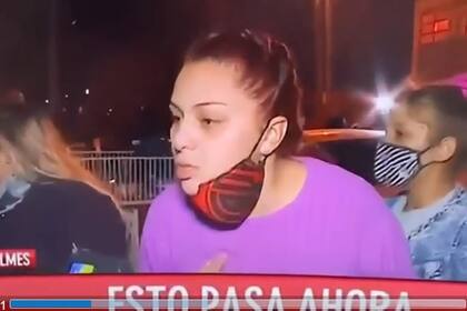 La exmujer del delincuente, indignada