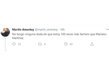 La expareja de Silvina Escudero escribió una serie de tuits sobre los rumores de romance de ella con Mariano Martínez