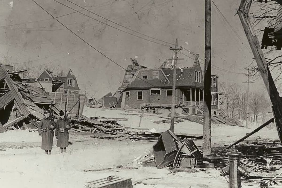 La explosión de Halifax en 1917 fue la más impactante e impresionante de principios del siglo XX, que llegó a cambiar las leyes de navegación