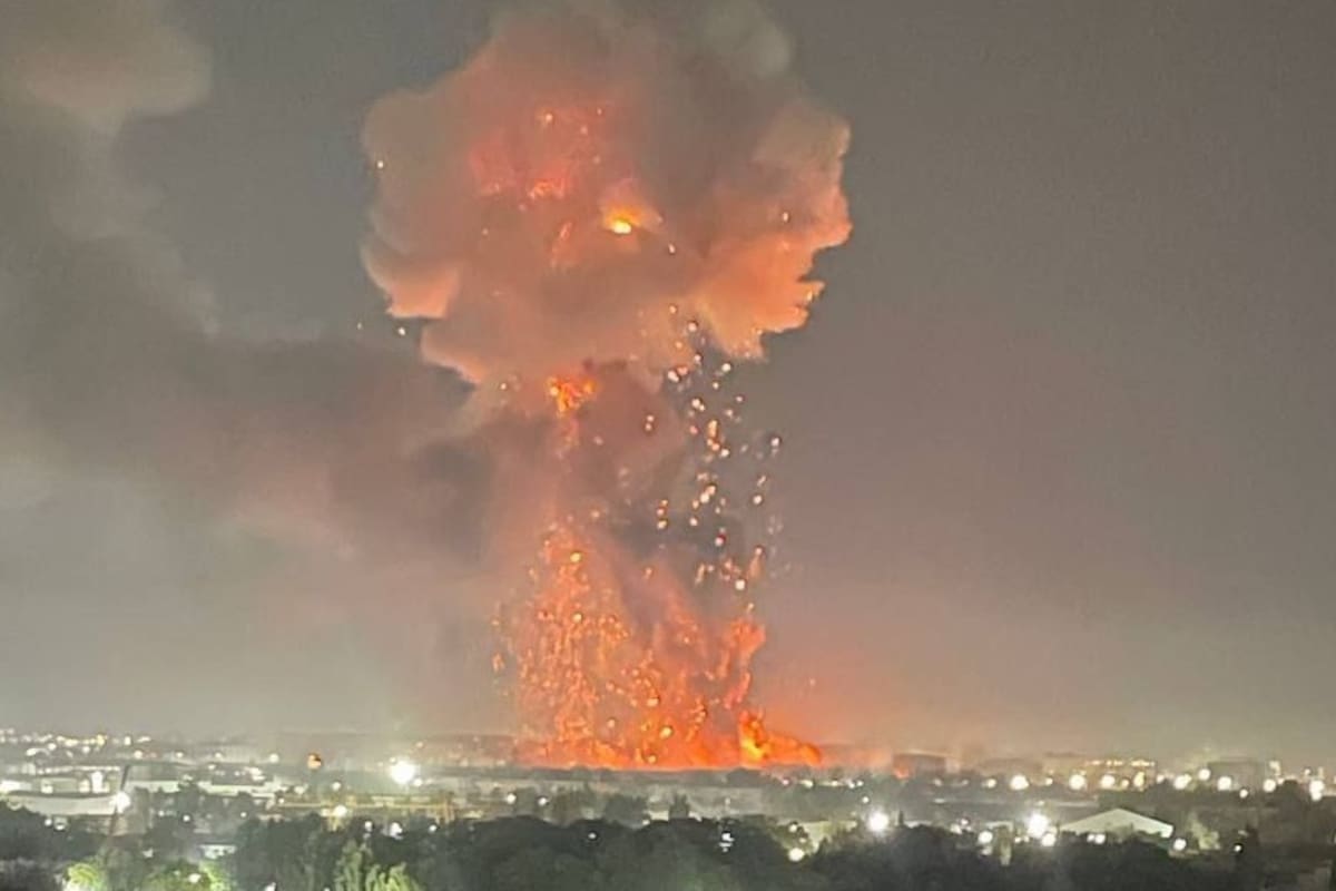 La explosión en Uzbeistán