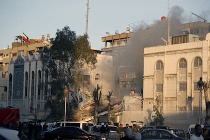 La explosión en el consulado iraní en Damasco