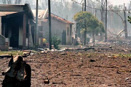 La explosión en la Fábrica Militar de Río Tercero, ocurrida en 1995, provocó la muerte de 7 personas.