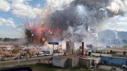 La explosión ocurrió en el municipio mexicano de Tultepec