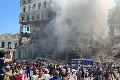 La explosión ocurrió en un hotel del centro de La Habana, según reportes de opositores en Twitter (@14ymedio)