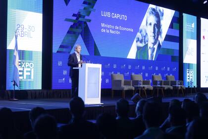 La exposición de Caputo en el evento de la consultora de Domecq