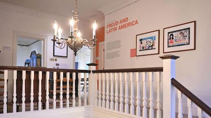 La exposición "Freud and Latin America" está presentándose en la última casa donde vivió Freud, en Londres.