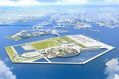 La exposición se desarrollará en la isla artificial Yumeshima