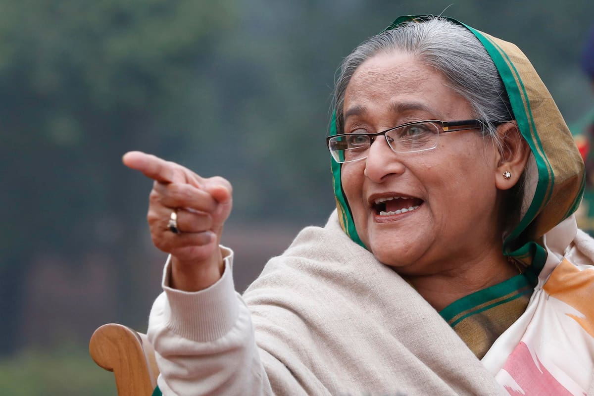 La exprimera ministra Sheikh Hasina fue juzgada en ausencia desde su exilio en India
