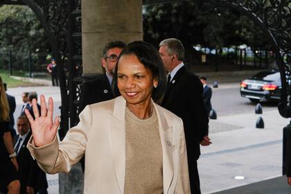 La exsecretaria de Estado norteamericana, Condoleezza Rice, asistió en su rol de socia del banco