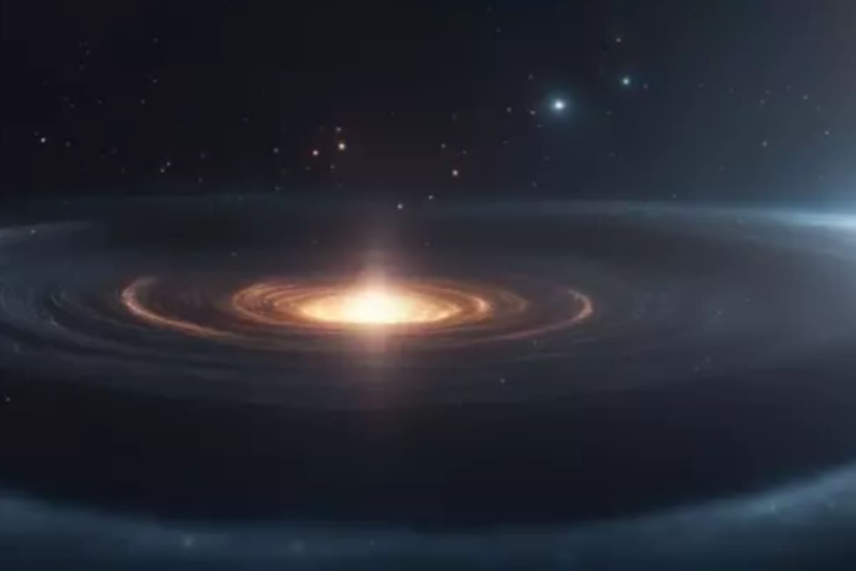 La extensa órbita del cuerpo celeste llamó la atención de los científicos (Foto: Lad Bible)