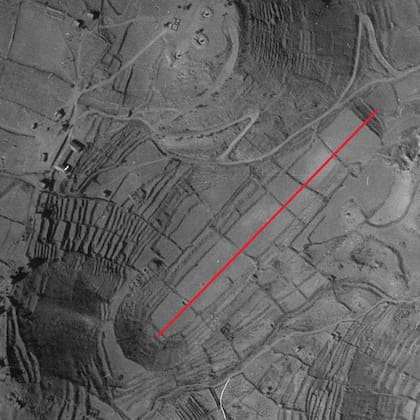 La extensión del hipódromo romano podría ser de 450 metros (Fuente: Turkey Today - cortesía del Ayuntamiento Metropolitano de Kayseri)