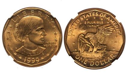 La extraña moneda de un dólar de 1999 es una de las más buscadas