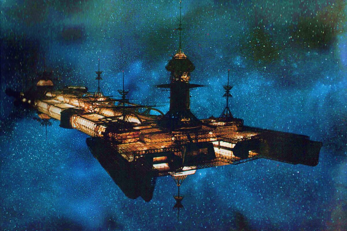 La extraña nave espacial de El abismo negro