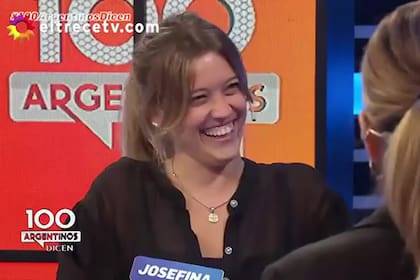 La extraña risa de un participante en "100 argertinos dicen"
