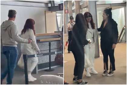 La exvicepresidenta Cristina Kirchner fue vista en el aeropuerto de El Calafate el domingo pasado.