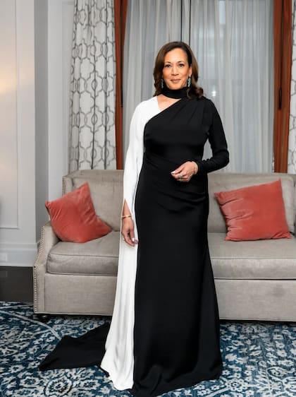 La exvicepresidenta de Estados Unidos, Kamala Harris, asistió a las celebraciones previas