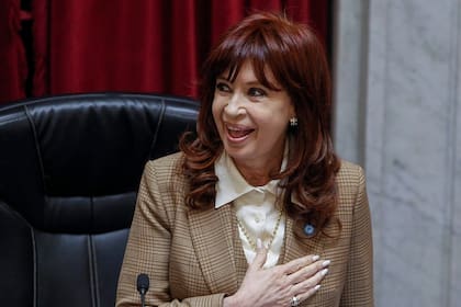La exvicepresidenta de la Nación, Cristina Fernández de Kirchner