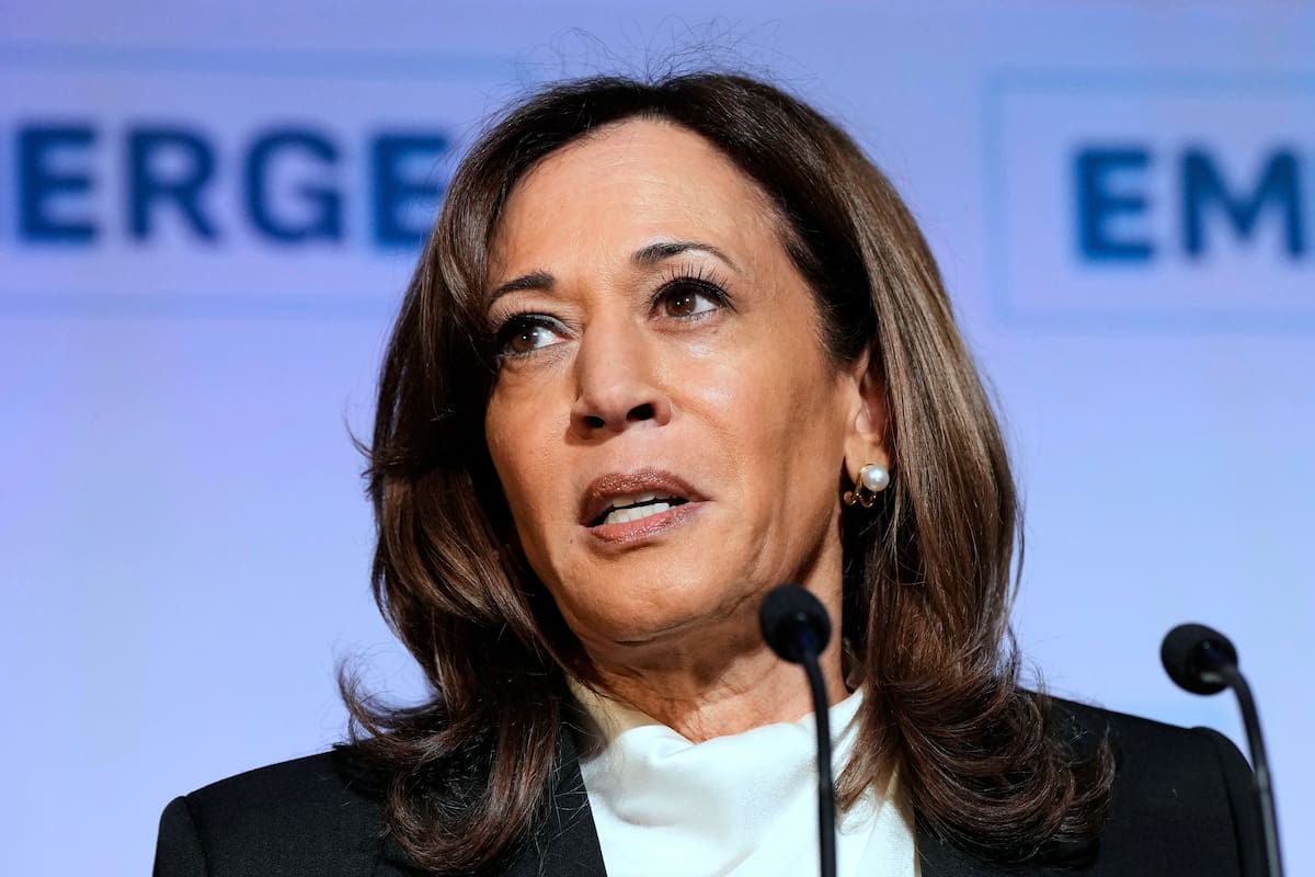 La exvicepresidenta estadounidense Kamala Harris en San Francisco