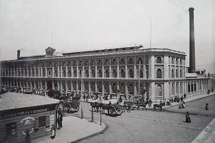 La Fábrica Argentina de Alpargatas, luego de la ampliación del año 1897