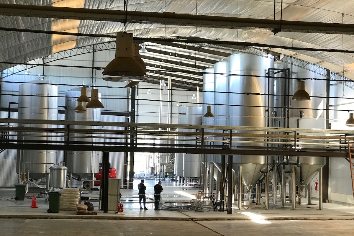 La fábrica de cerveza Antares, en Mar del Plata